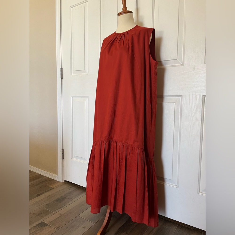Uniqlo Long Midi Dress Asymmetry hem